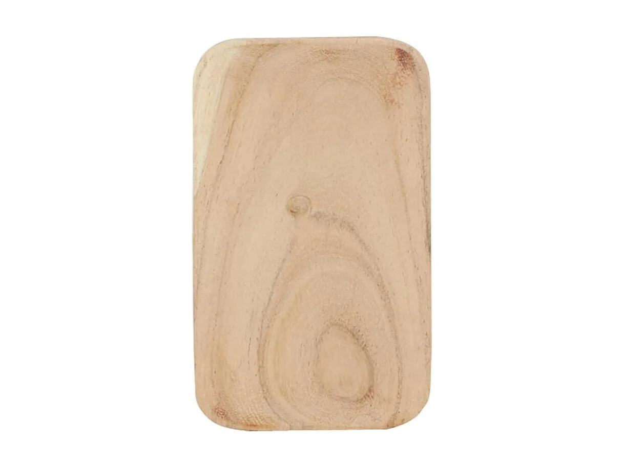 Planche de présentation en acacia naturel 15 cm Lot de 6