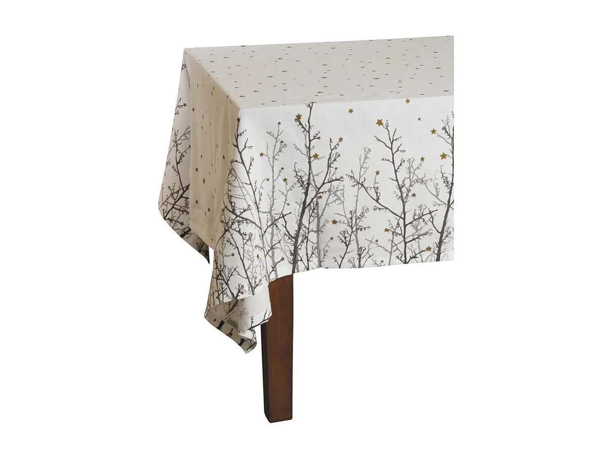Nappe Etoiles carrée en coton 170x170cm