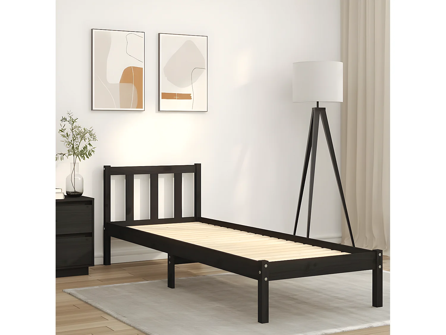 Lattes de lit 70x200 cm bois de pin massif