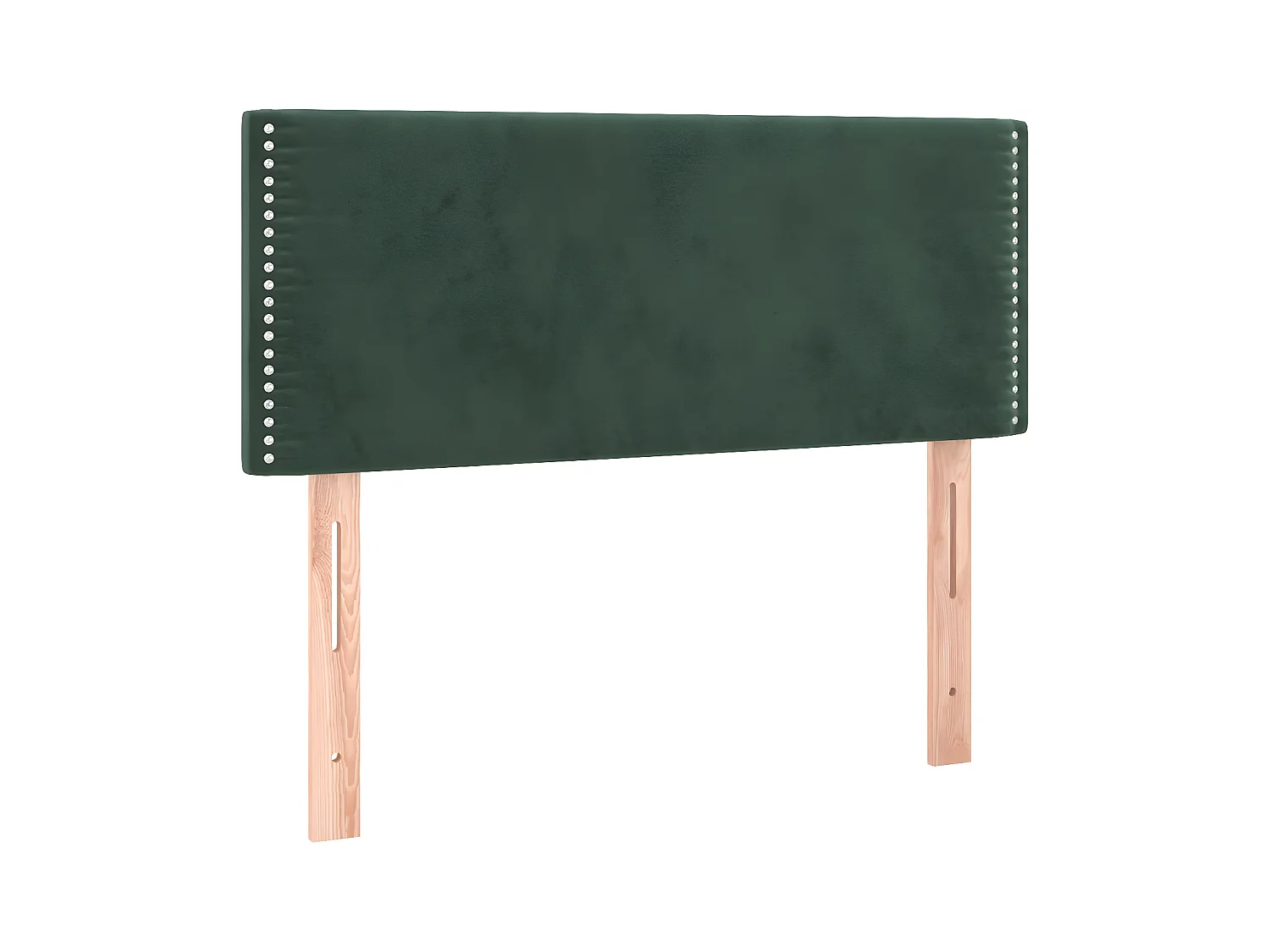 Lit à sommier tapissier avec matelas Vert foncé 90x200 cm