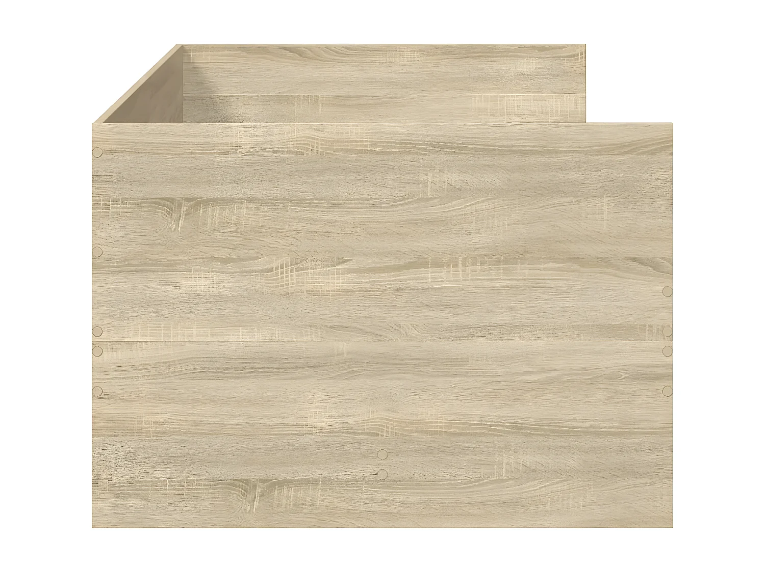 Lit de jour et tiroirs chêne sonoma 100x200 cm bois ingénierie
