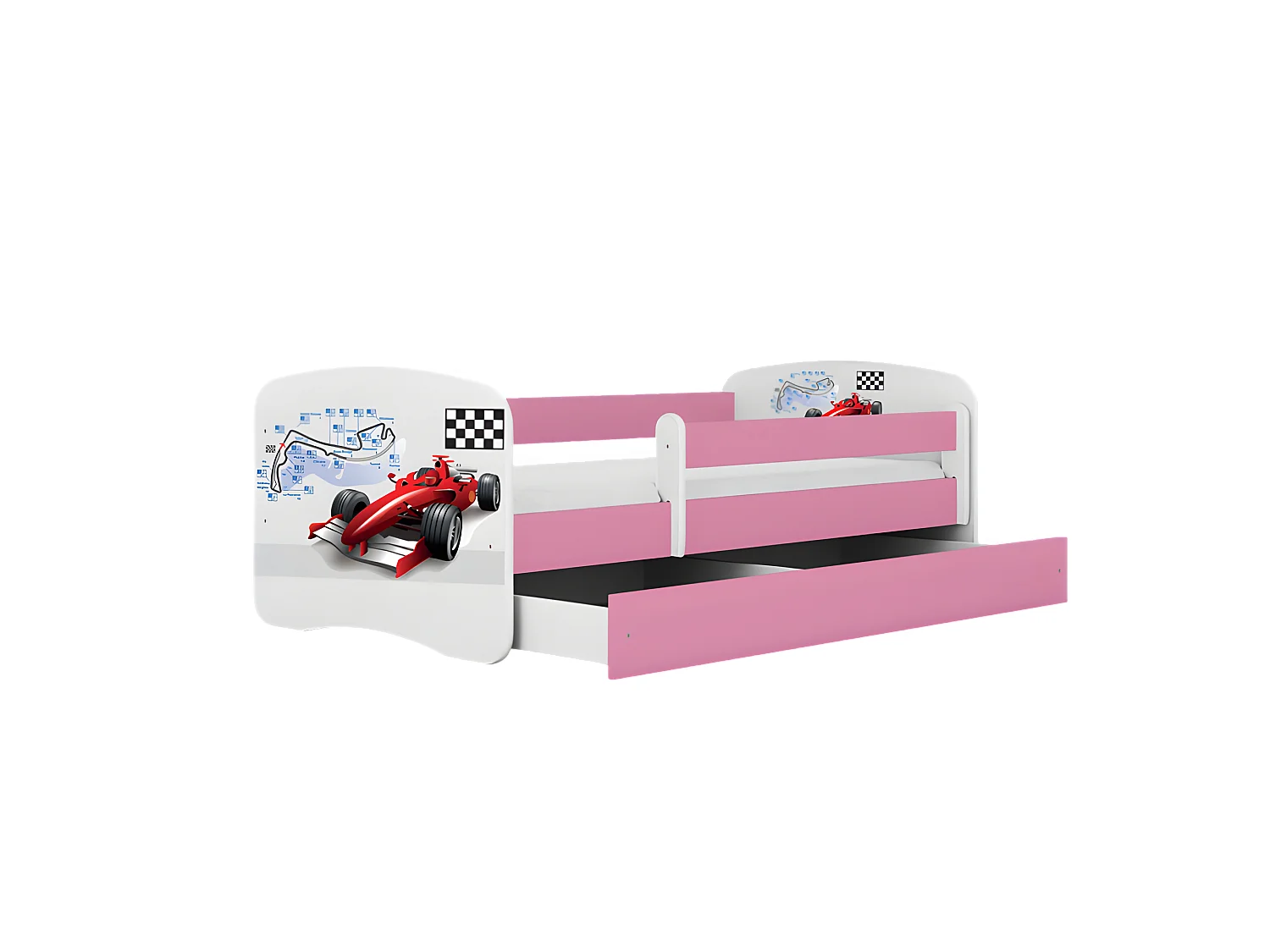 Lit babydreams formule rose sans tiroir avec matelas 160/80