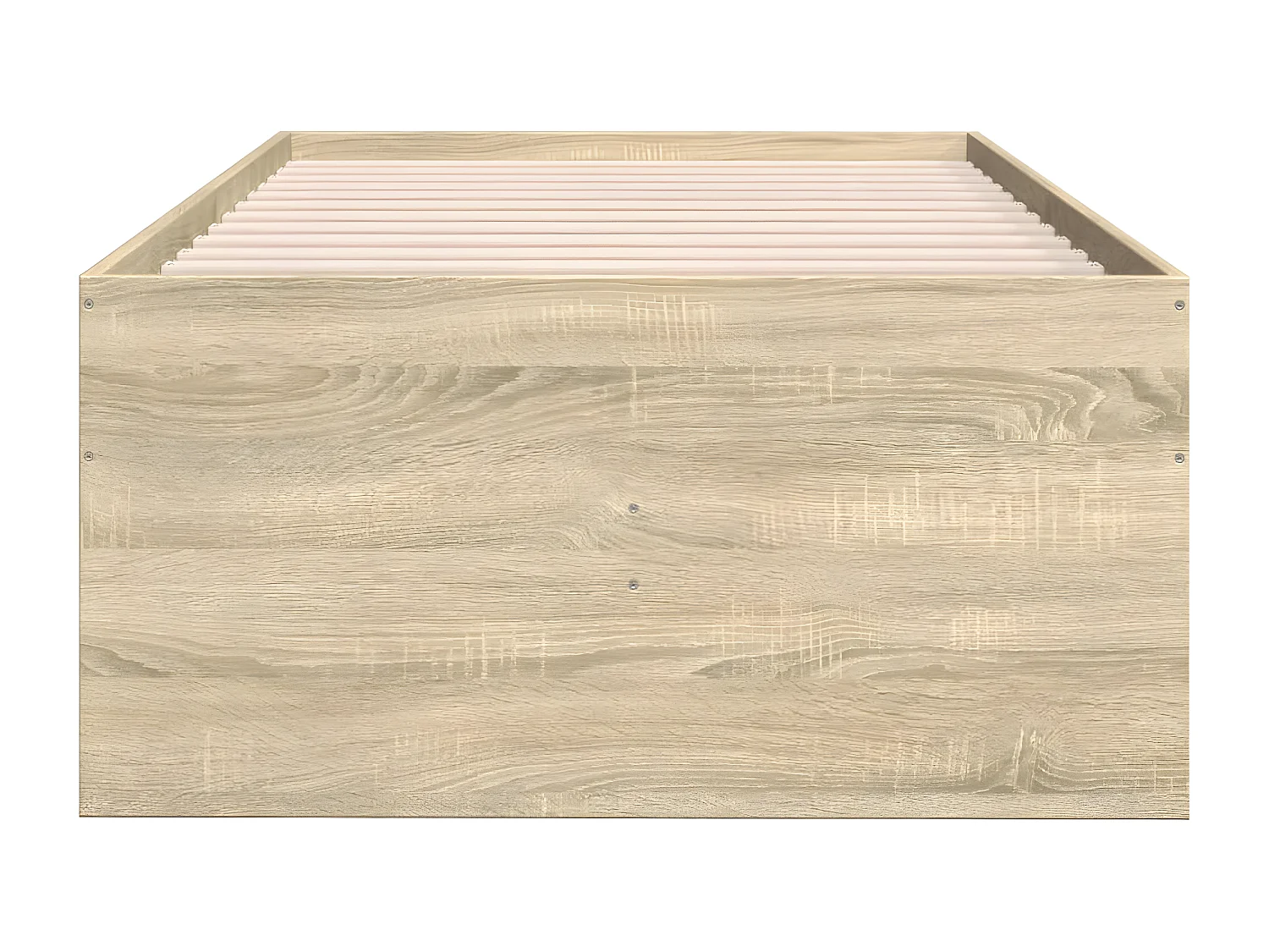 Tumbona con cajones madera ingeniería roble Sonoma 100x200 cm