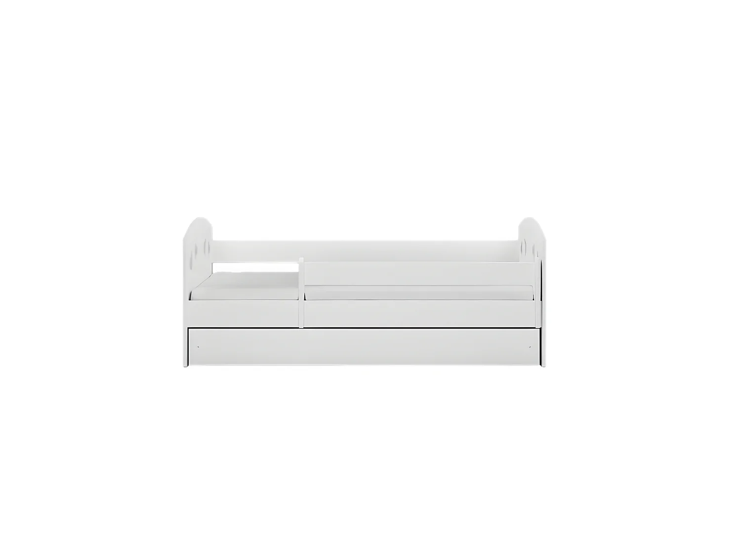 cama julia blanca sin cajon sin colchon 180/80