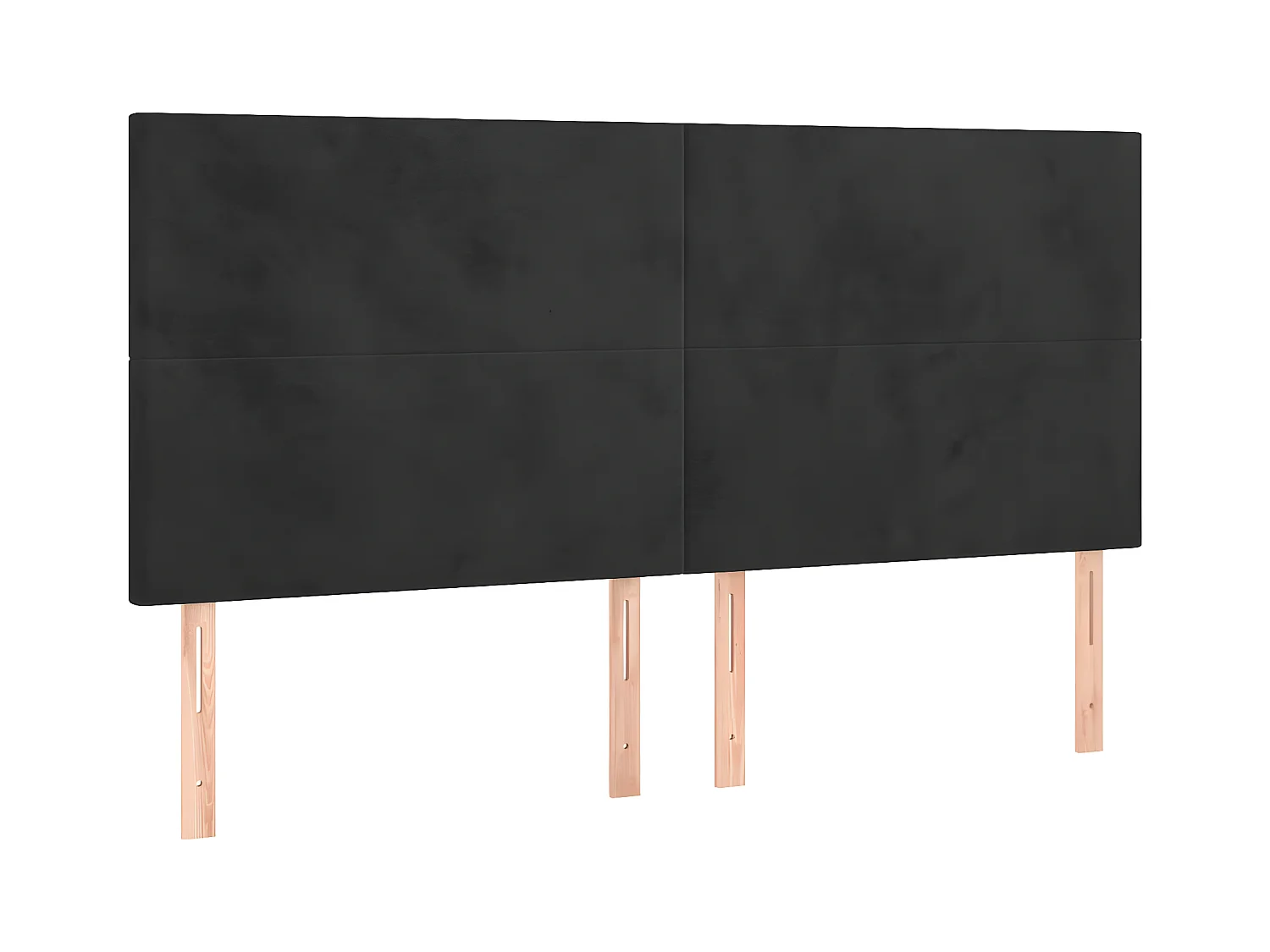 Cama com molas/colchão 180x200 cm veludo preto