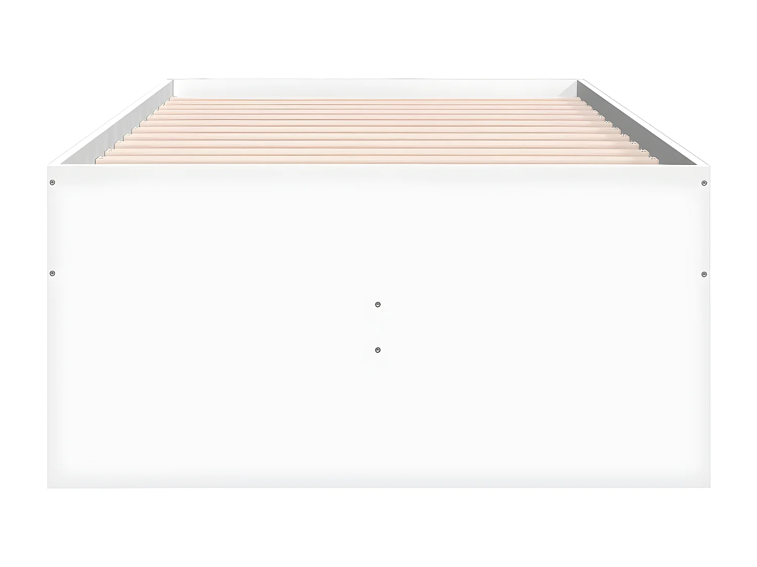 Lit de jour avec tiroirs blanc 75x190 cm bois d'ingénierie