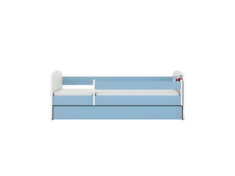 Lit babydreams bleu formule avec tiroir sans matelas 160/80