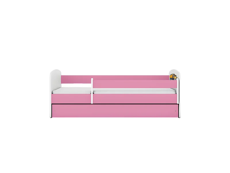 Lit babydreams camion rose avec tiroir sans matelas 180/80