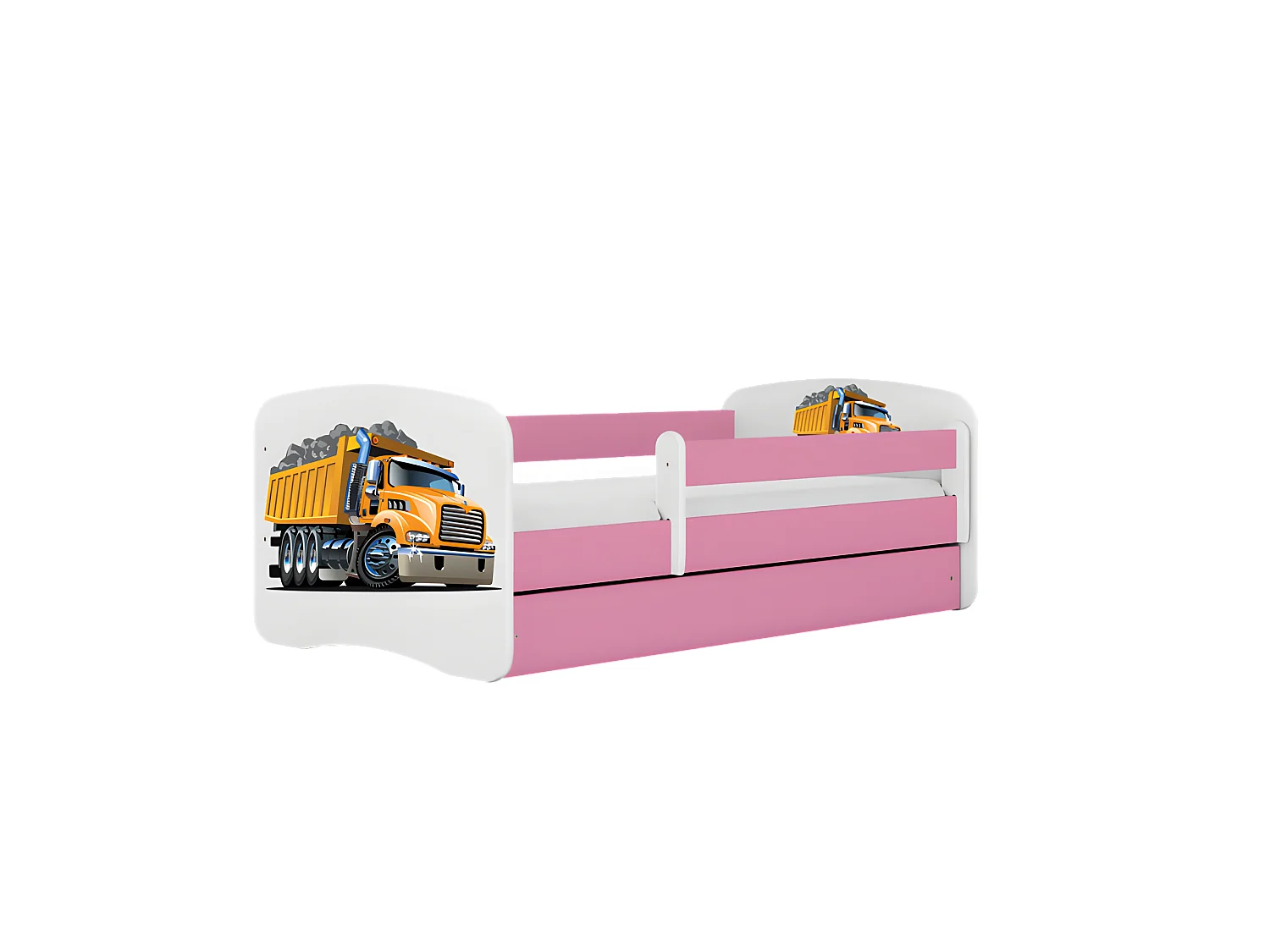 Lit babydreams camion rose avec tiroir sans matelas 180/80