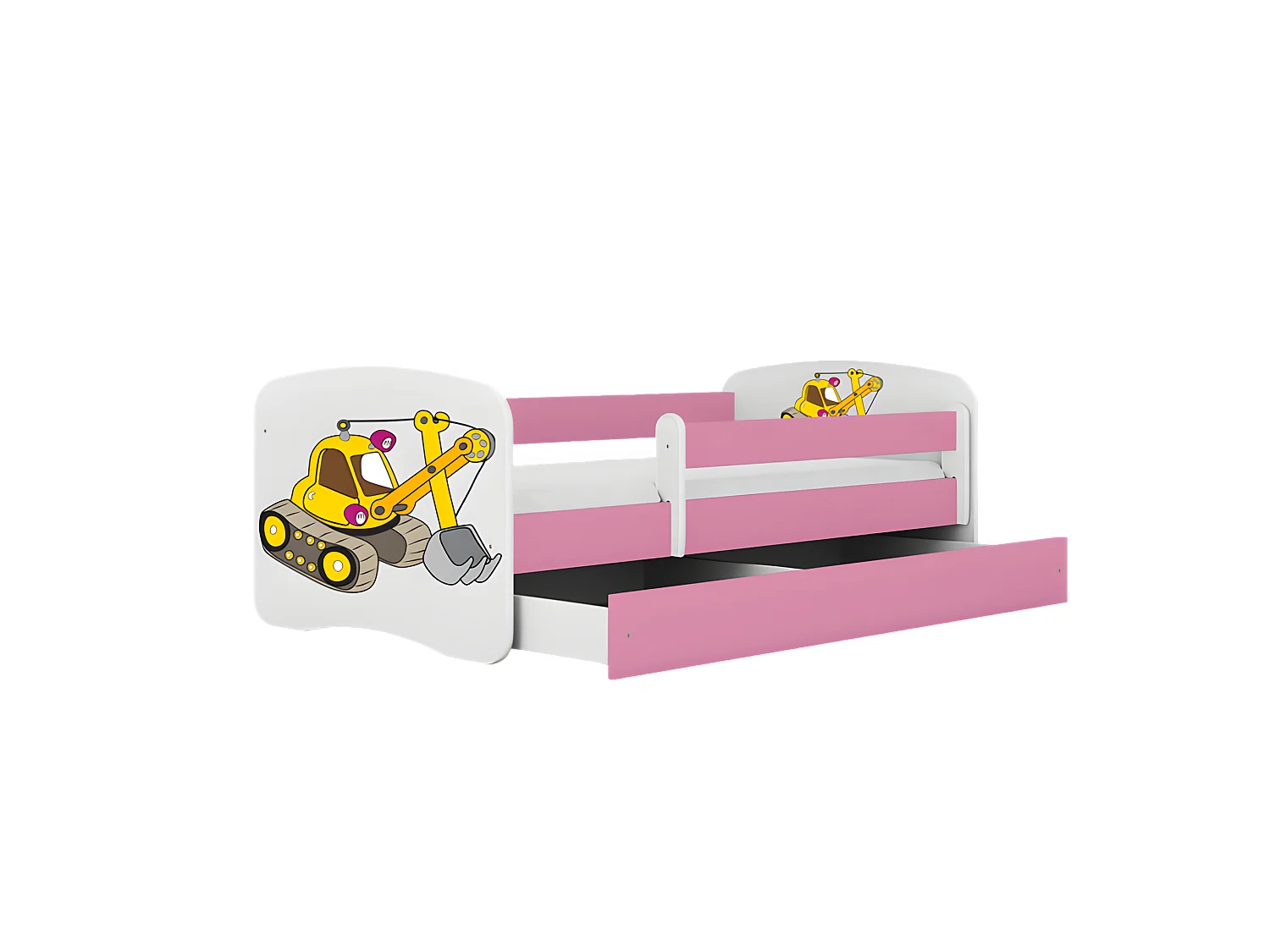 babydreams cama pala rosa sin cajon sin colchon 160/80