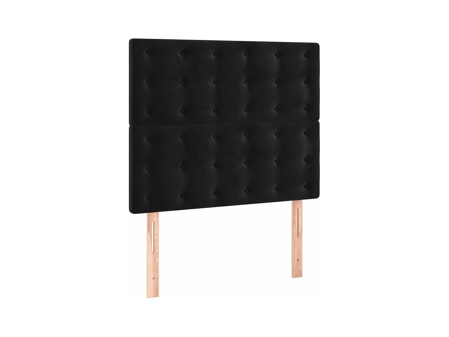 Cama com molas/colchão 90x200 cm veludo preto