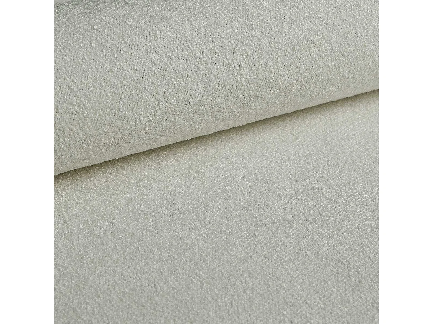 3-Sitzer Schlafsofa mit Bettkasten - Chenille-Bezug in Creme - OVO