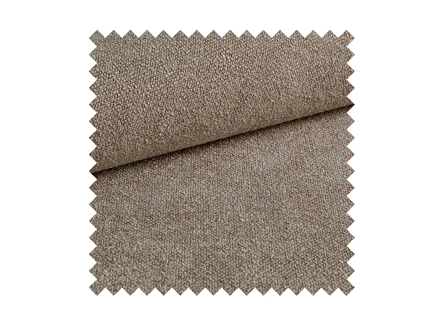 Canapé convertible trois places - tissu chenille beige - OVO