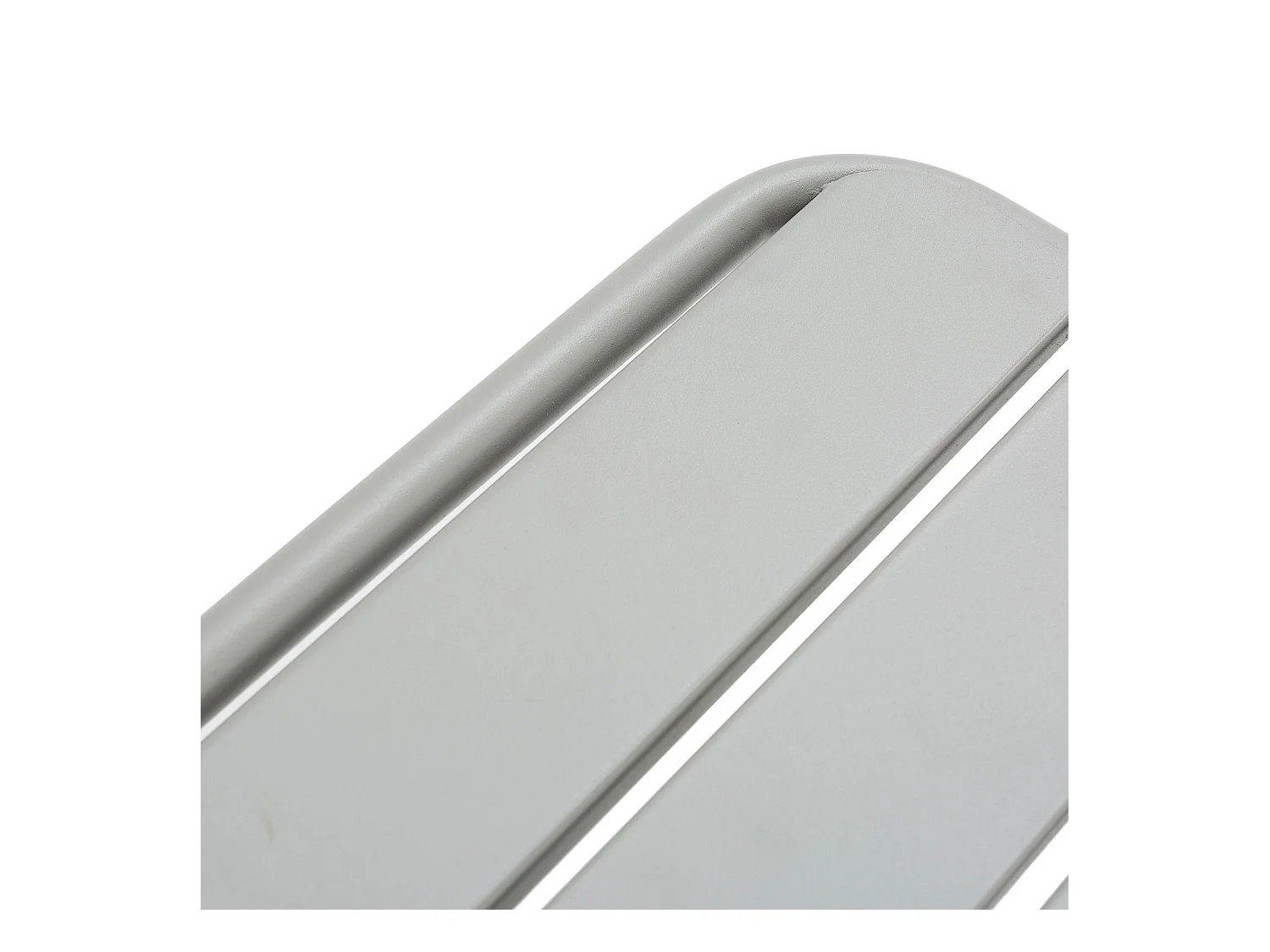 Mesa de Jardín Plegable Perla de Metal en Gris