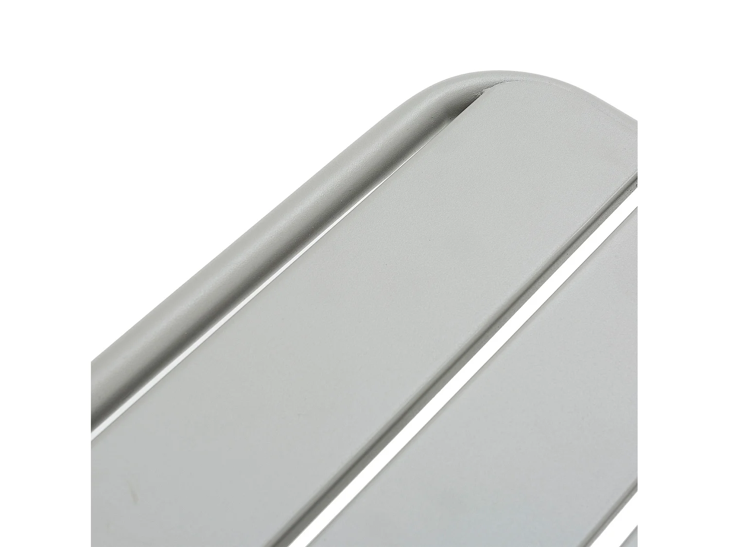 Mesa de Jardín Plegable Perla de Metal en Gris