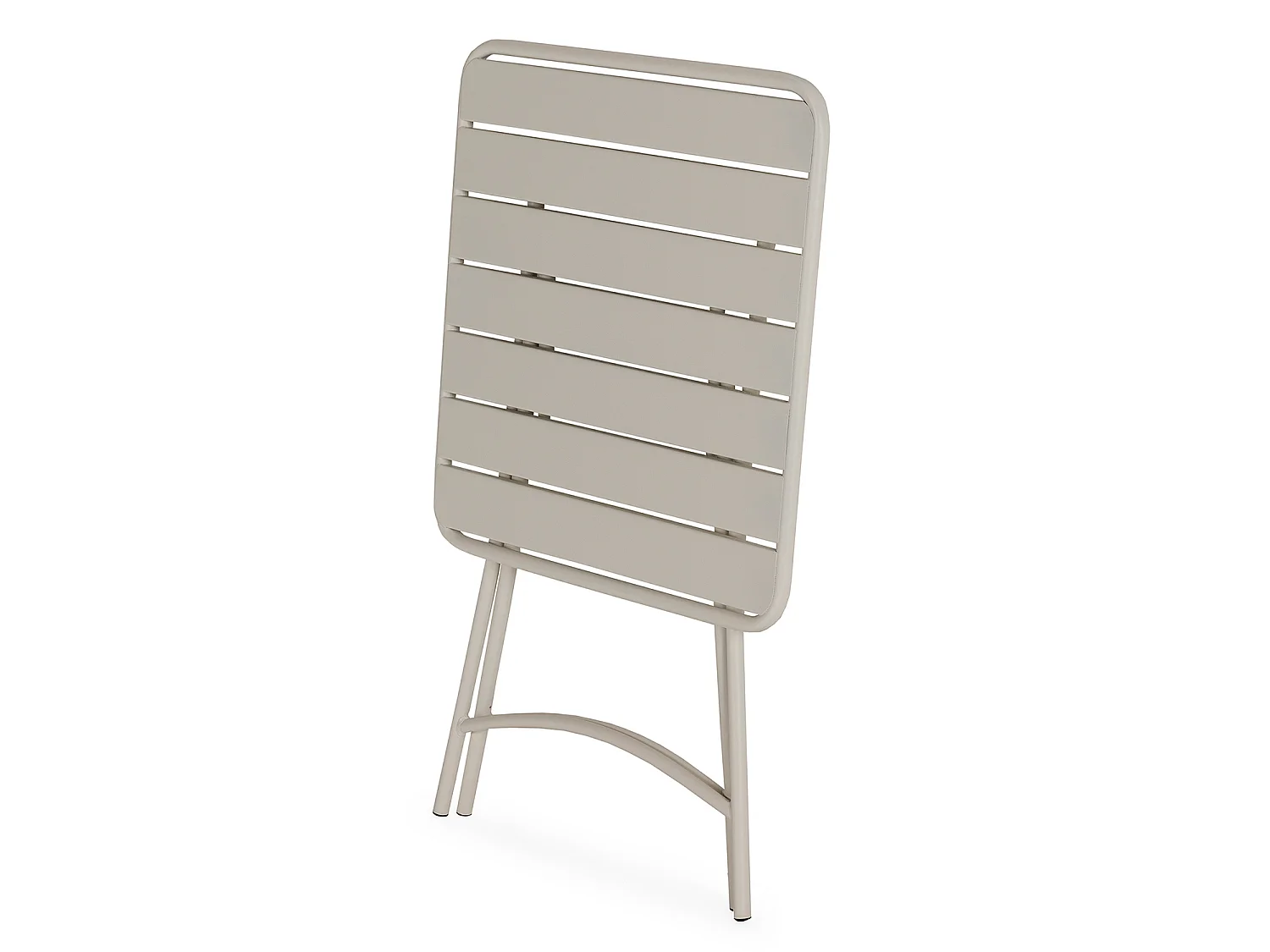 Mesa de Jardín Plegable Perla de Metal en Gris