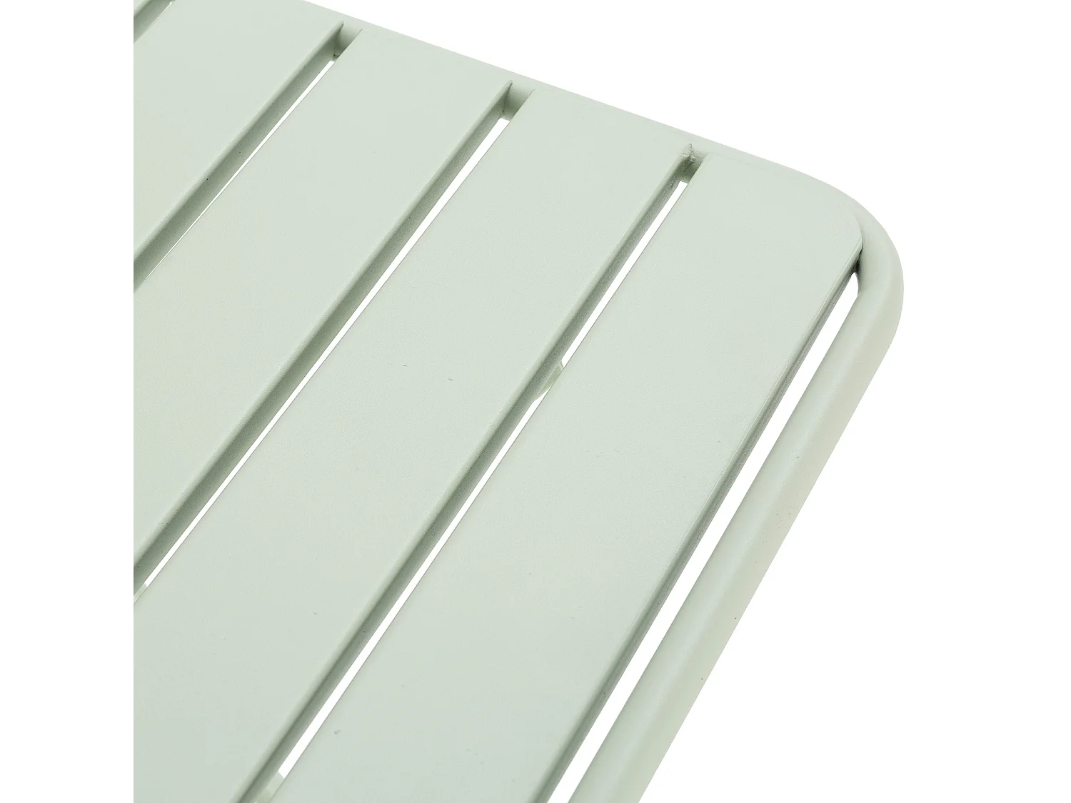 Mesa de Jardín Plegable Perla de Metal en Verde