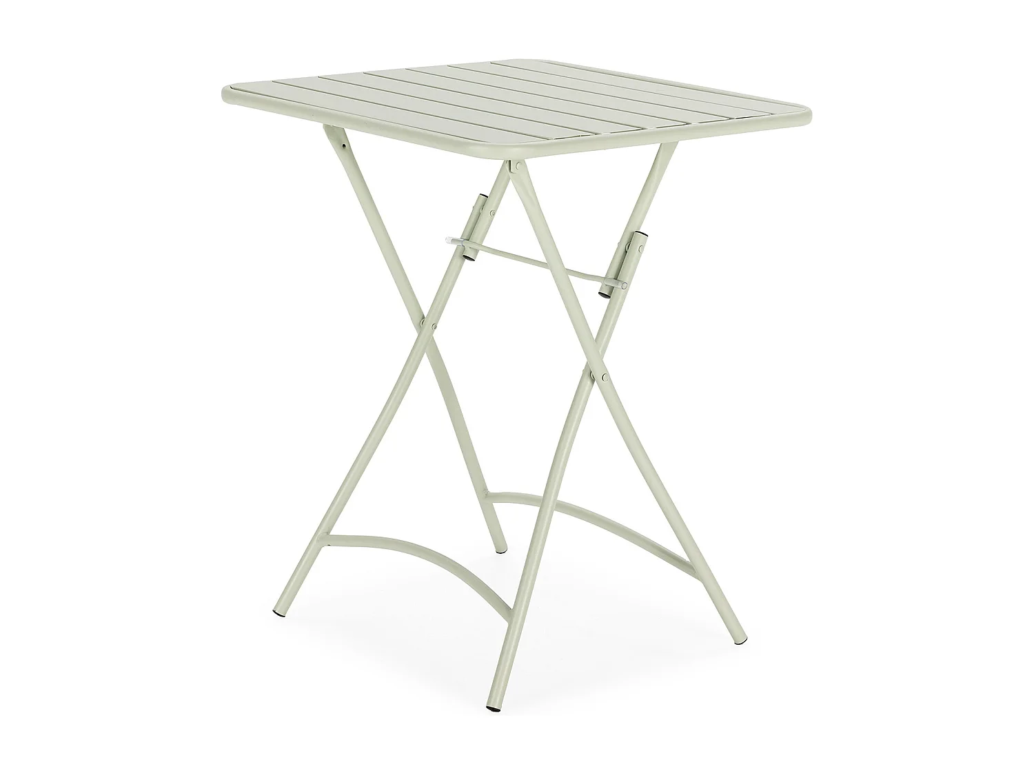 Mesa de Jardín Plegable Perla de Metal en Verde