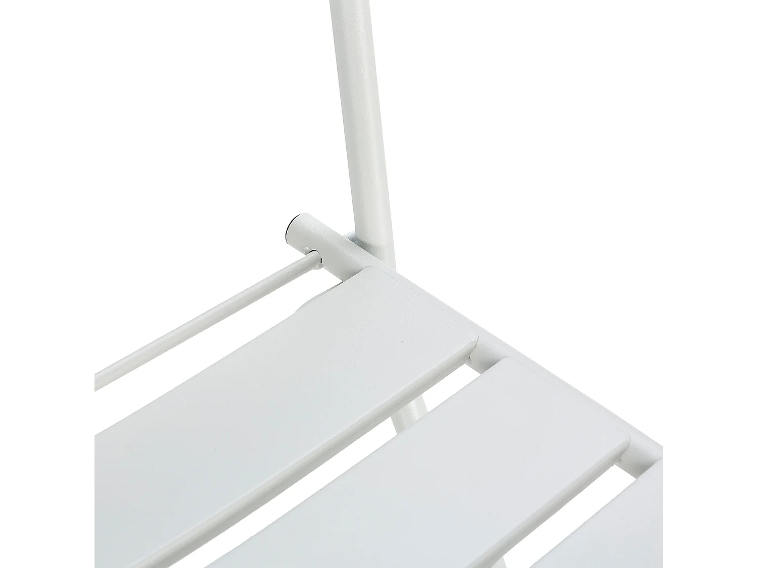 Pack 2 sillas de Jardín Plegables Perla de Metal en Blanco