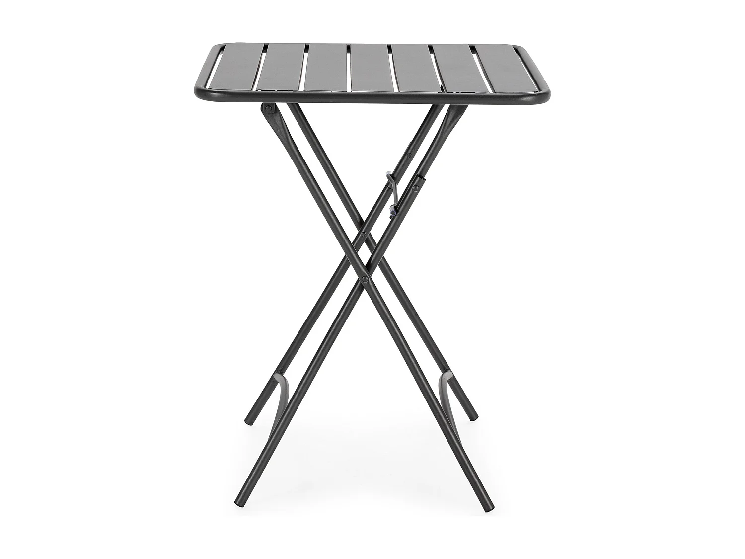 Conjunto Muebles de Jardín Perla 3 Piezas Negro, Mesa y 2 sillas