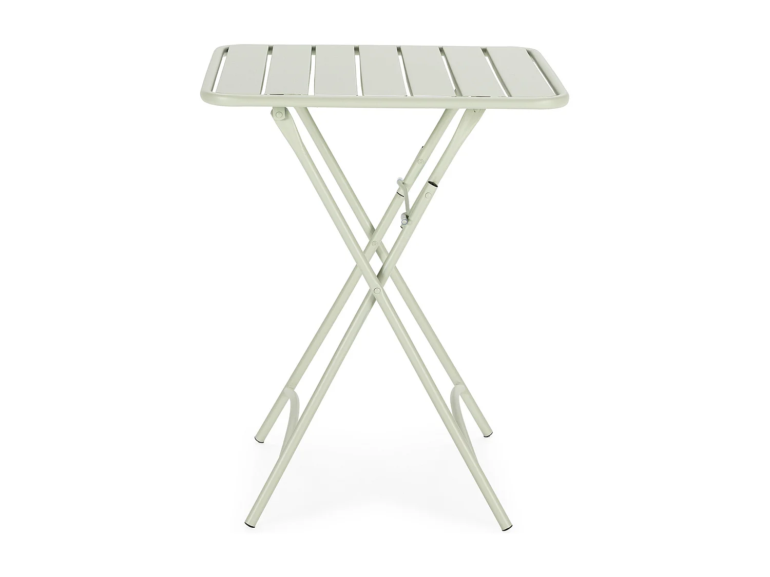 Ensemble Bistro de jardin Perla 3 pièces Vert, Table et 2 chaises