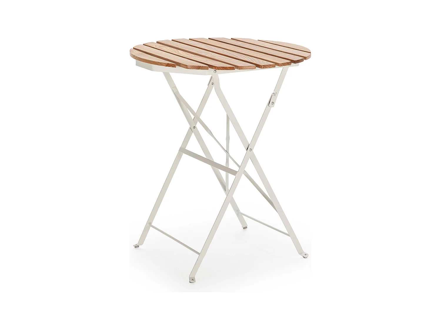 Conjunto Muebles de Jardín Ambar 3 Piezas Blanco, Mesa y 2 sillas