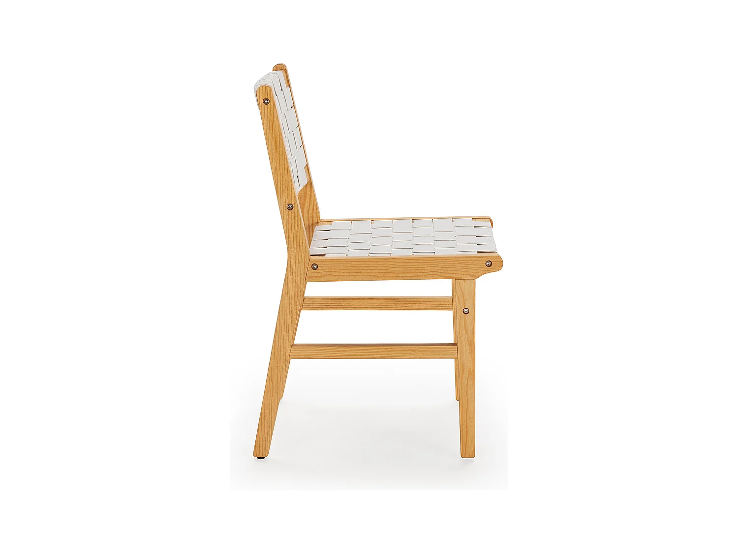 Stuhl-set 2 Kurt Weiß mit recyceltem Leder