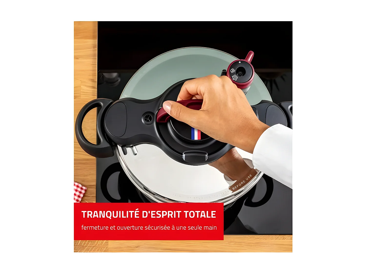 Seb Autocuiseur inox 7.5l - P4624828