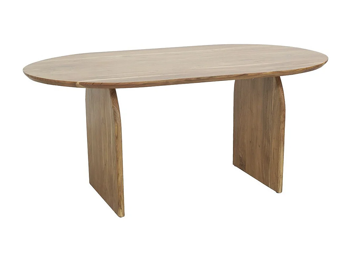 Table ovale en acacia