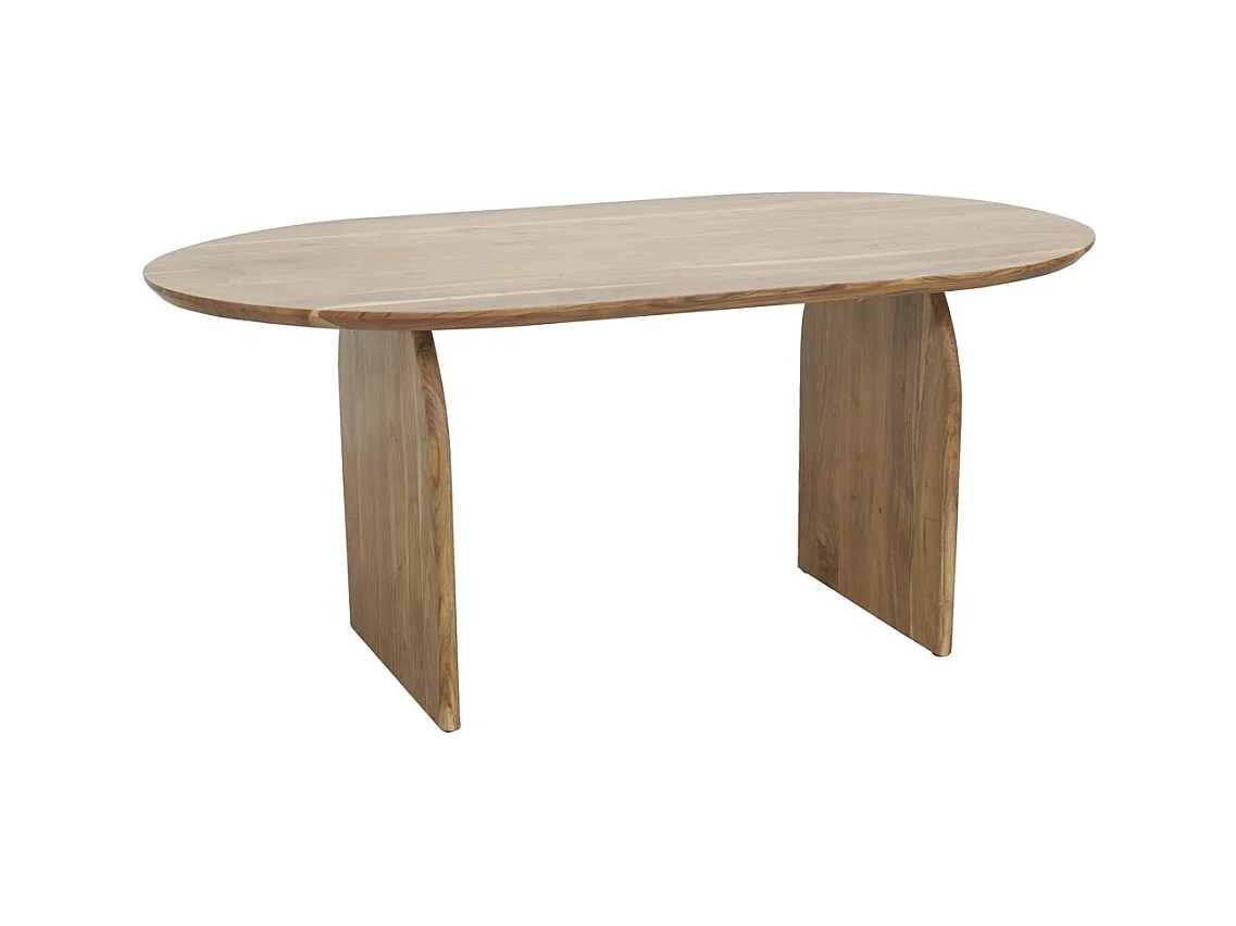 Table ovale en acacia