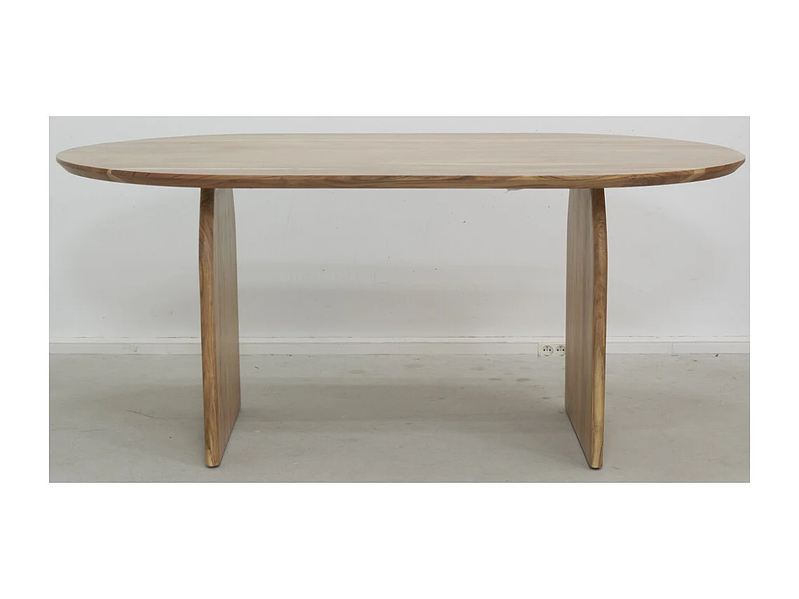 Table ovale en acacia
