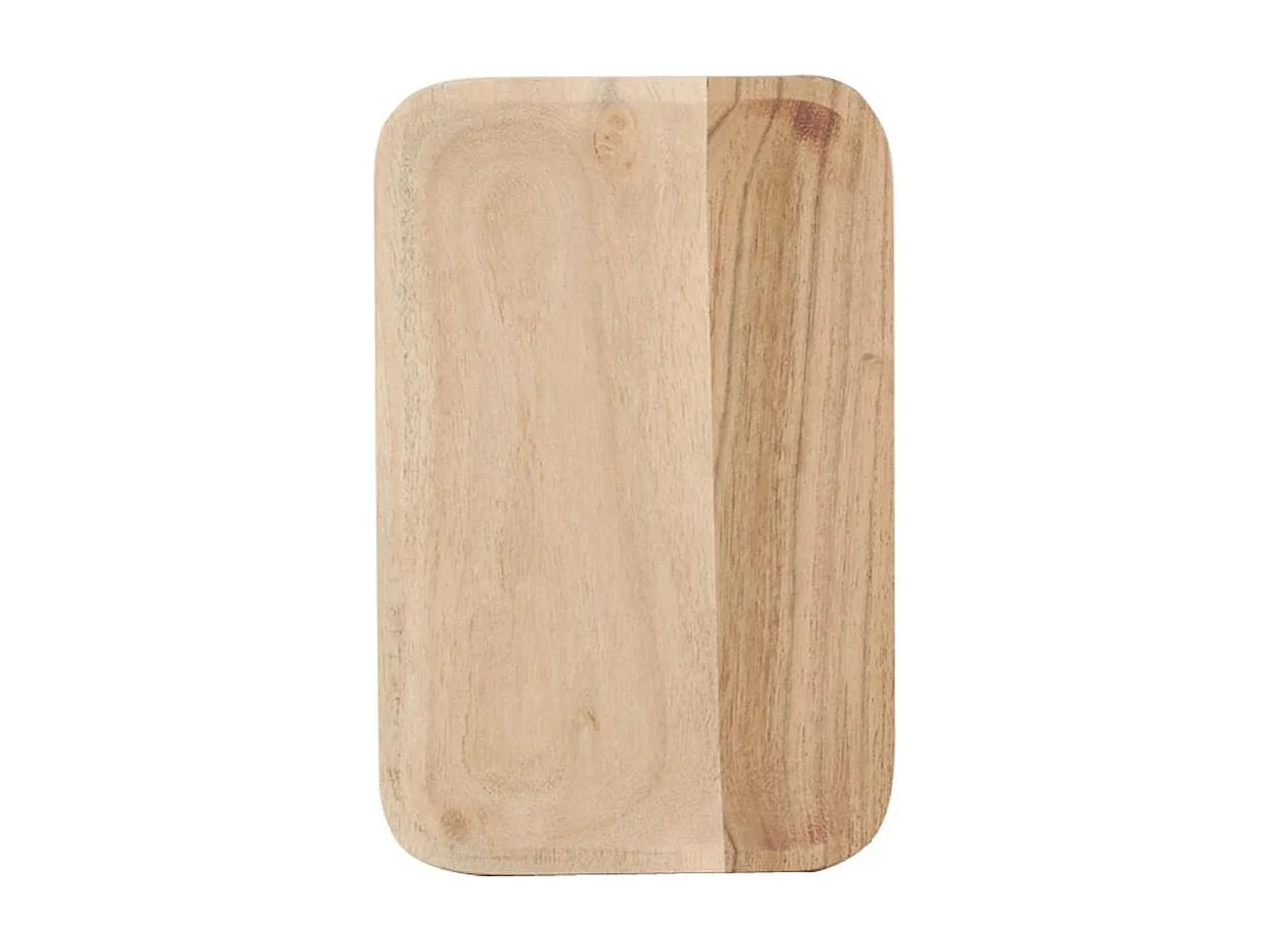Plateau en bois d'acacia Lot de 4