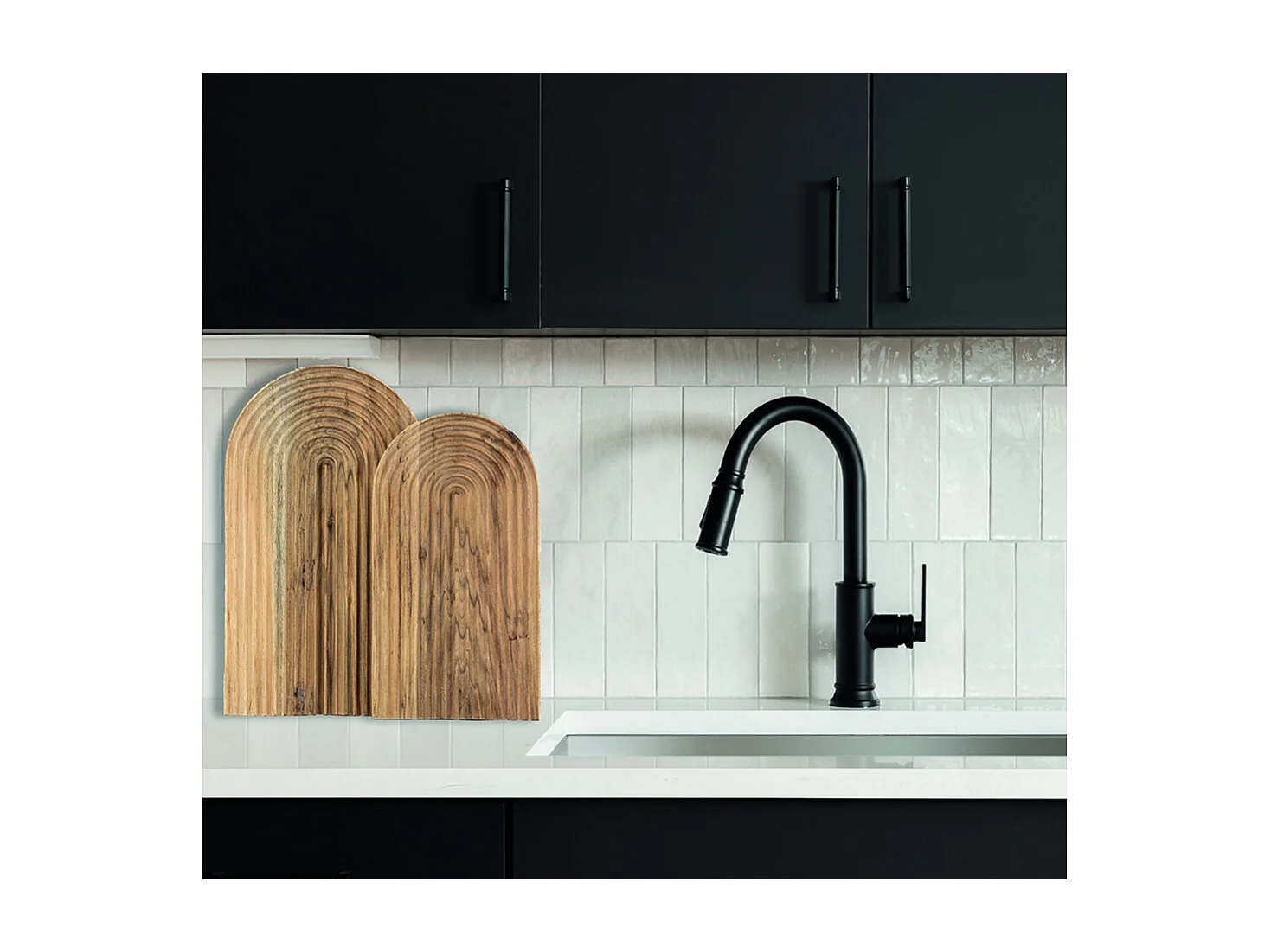 Planche en acacia Arche 36 x 20 cm