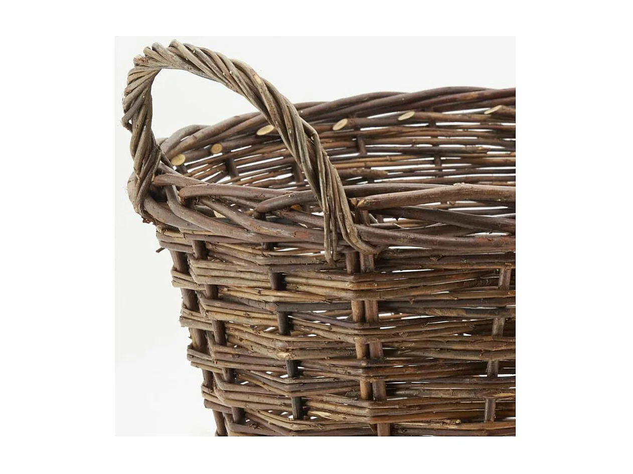 Corbeille en osier brut 3 brins 3 Brins