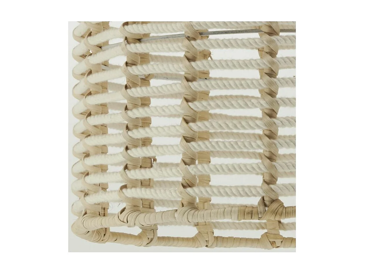 Grand abat-jour en corde