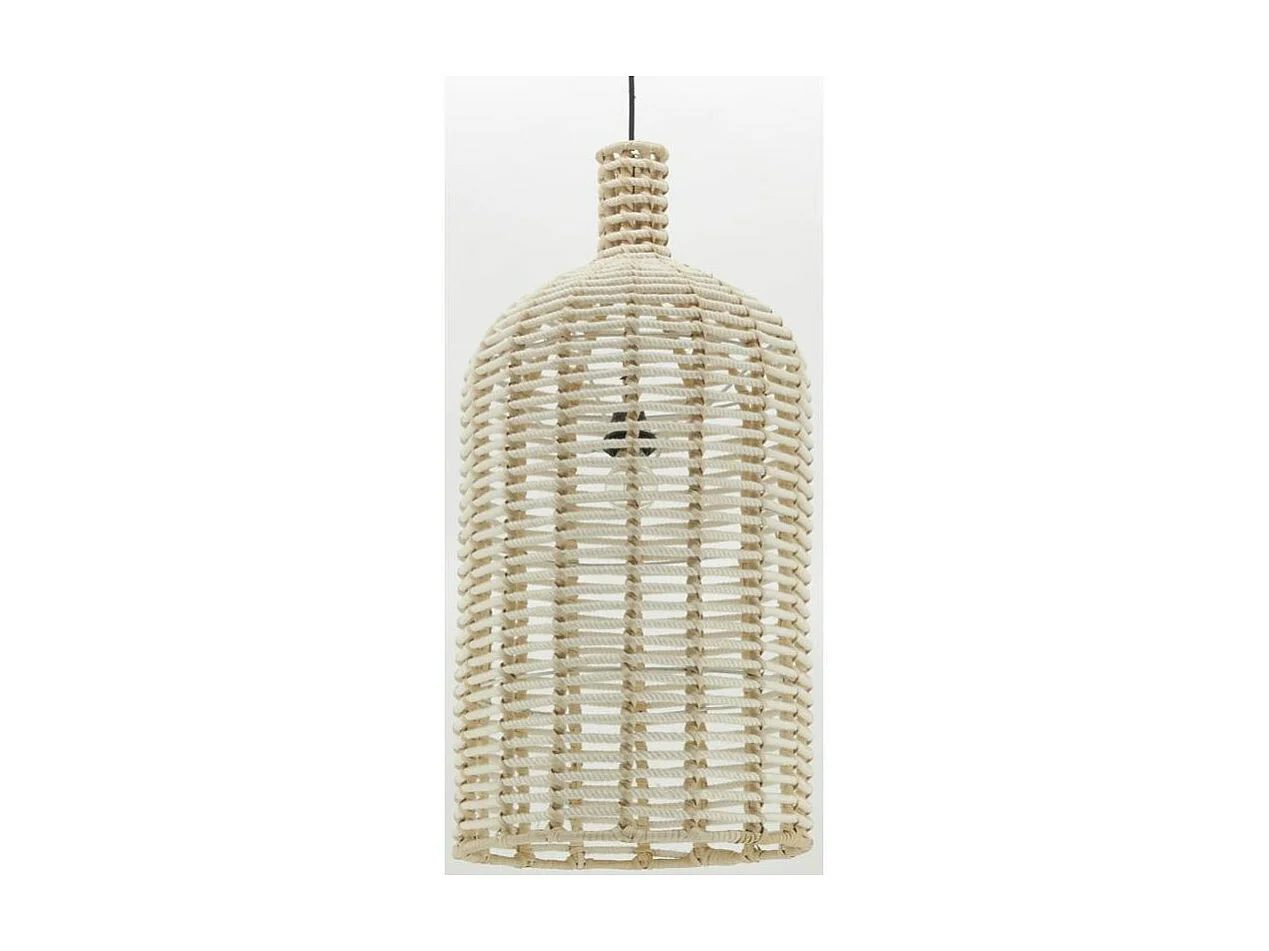 Grand abat-jour en corde