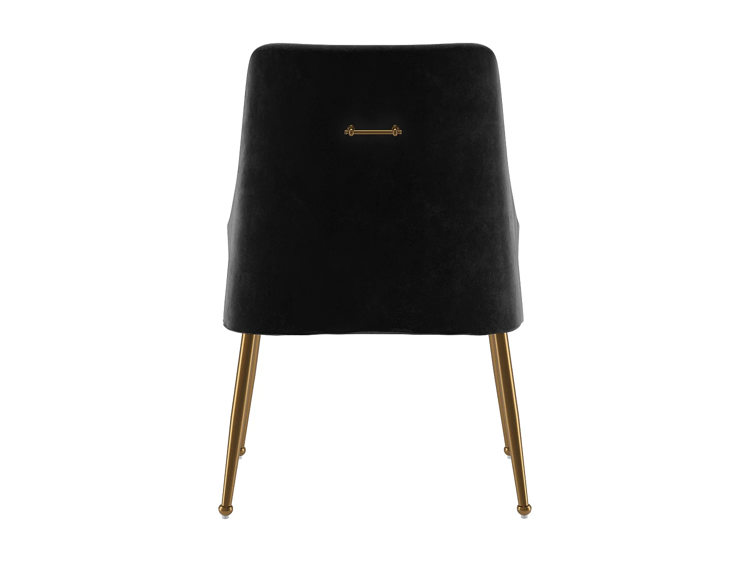 Daphne | Lot de 2 chaises avec accoudoirs en velours et métal noir