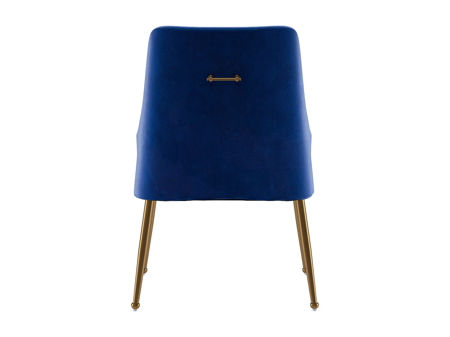 Daphne | Set van 2 stoelen met armleuningen van fluweel & metall Blauw
