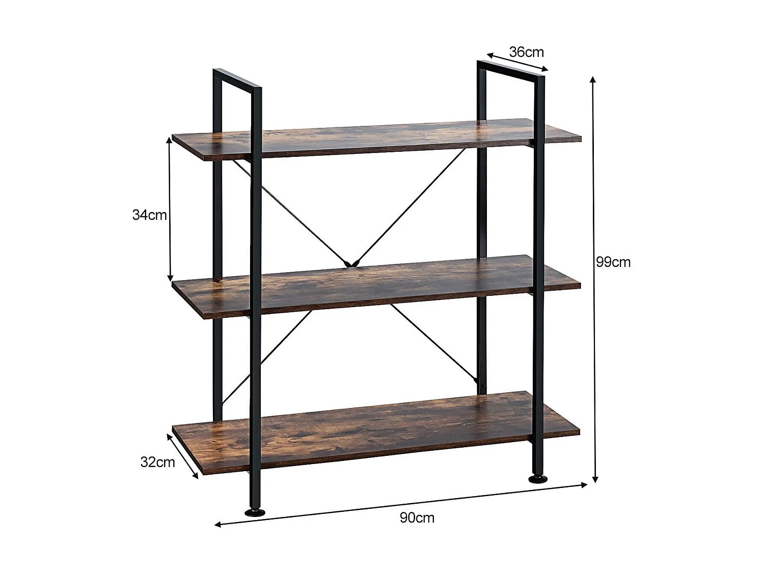 3-stufiger Pflanzen- und Blumenständer Regaleinheit mit Metallrahmen Mehrzweck-Präsentationsständer mit Kippschutz