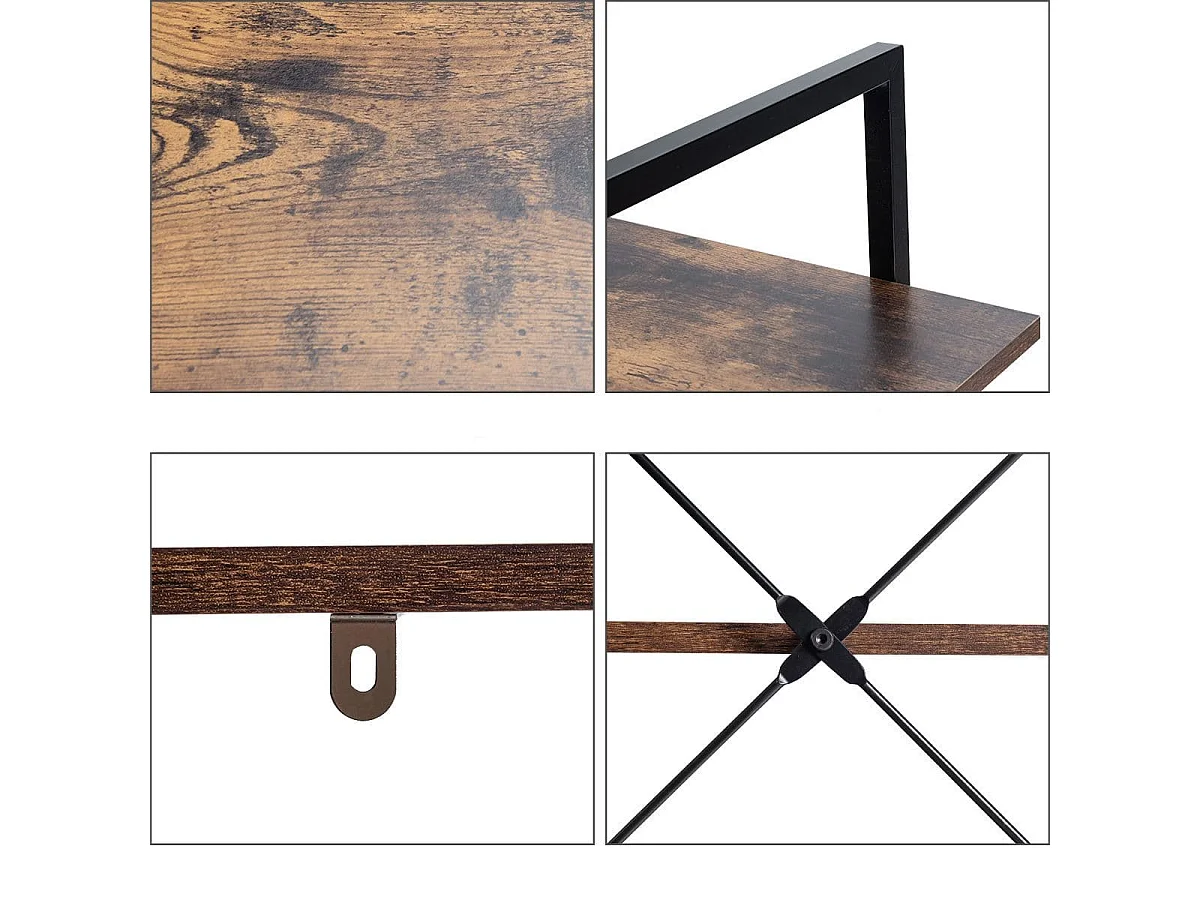 3-stufiger Pflanzen- und Blumenständer Regaleinheit mit Metallrahmen Mehrzweck-Präsentationsständer mit Kippschutz