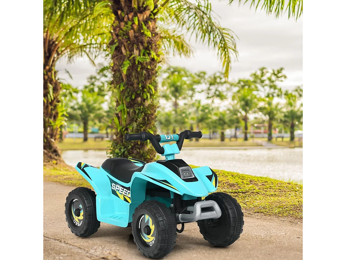 6V Kindermotorrad Kinder Quad Elektro Kinderquad 73 x 40 x 44,5 cm Blau