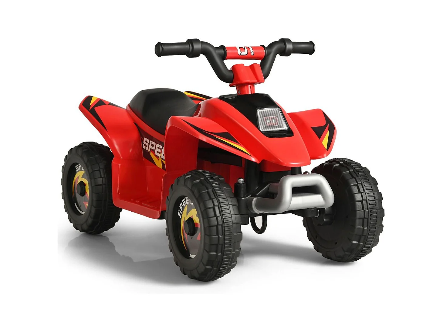 Quad Buggy Electrique pour Enfant 6 V 4,5 Km-H MAX Voiture pour Enfants de 3 Ans+ Rouge