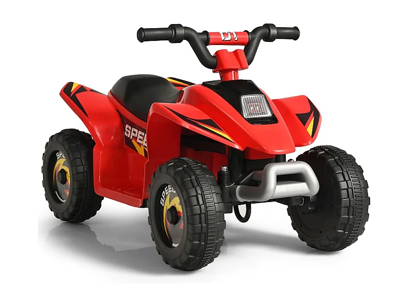 6V Elektro Kinderquad Mini Elektroquad Kinderauto 73 x 40 x 44,5 cm Rot