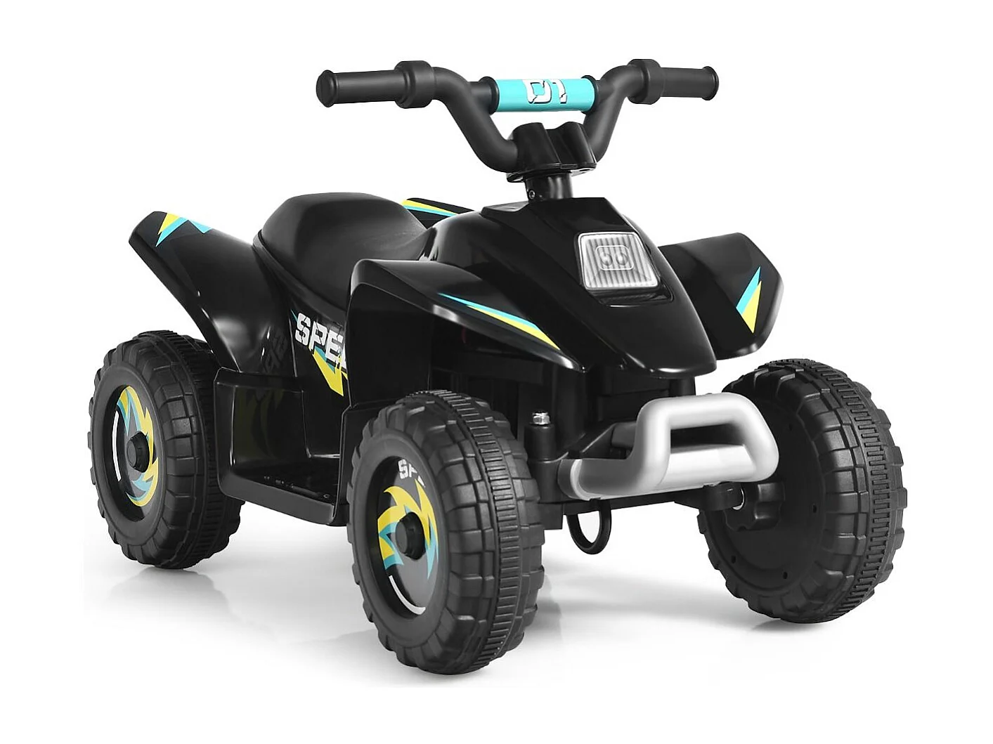 Elektroauto für Kinder Elektro Kinderquad Kindermotorrad 73 x 40 x 44,5 cm Schwarz