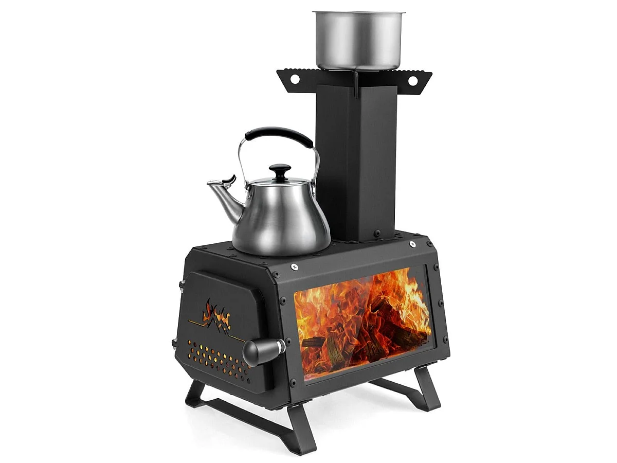 Mini-réchaud de camping Réchaud de camping portable de type « fusée »
