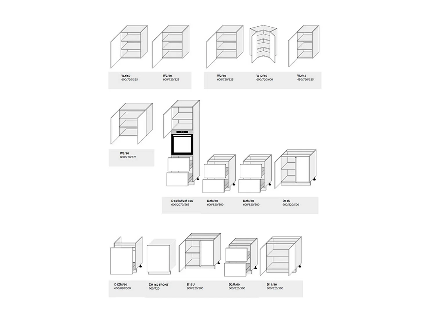 WINKELKÜCHE Brerra lava matt / signalweiß-quarzgrau hochglanz 15-teilig
