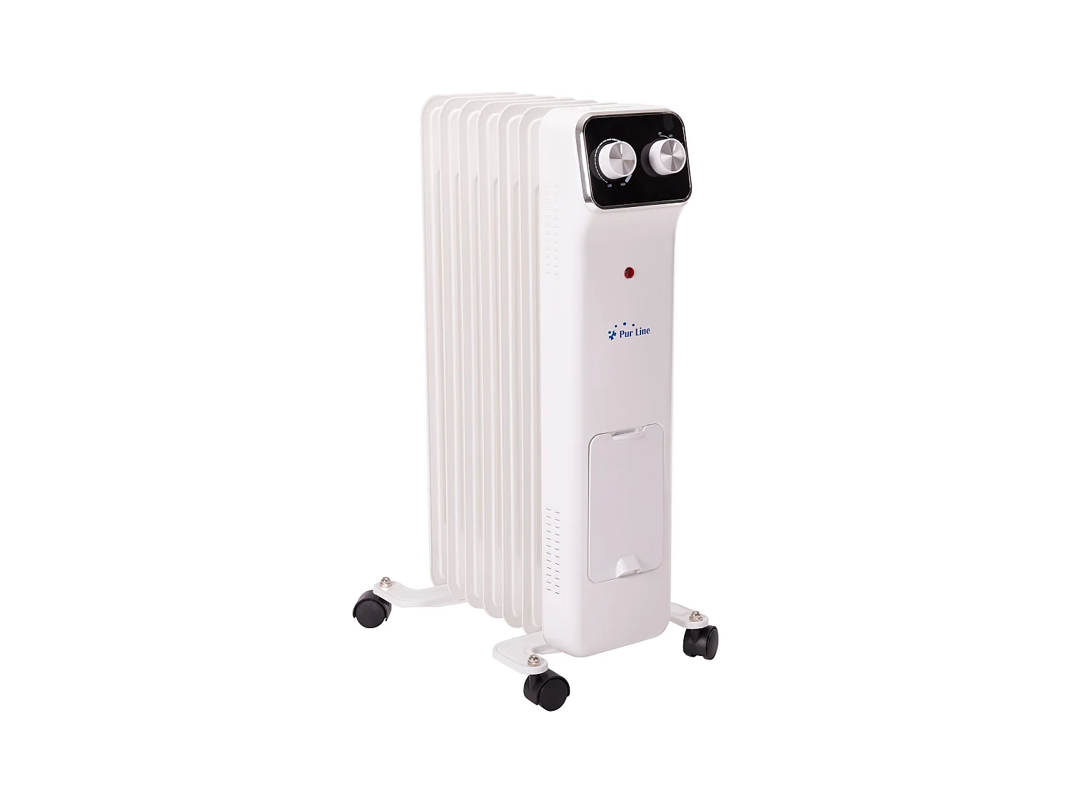 Radiateur d'huile blanc avec réservoir d'humidification