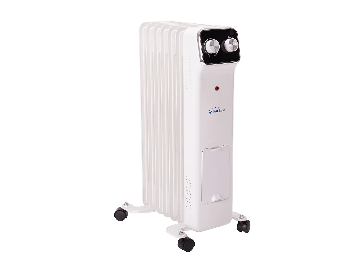 Radiateur d'huile blanc avec réservoir d'humidification