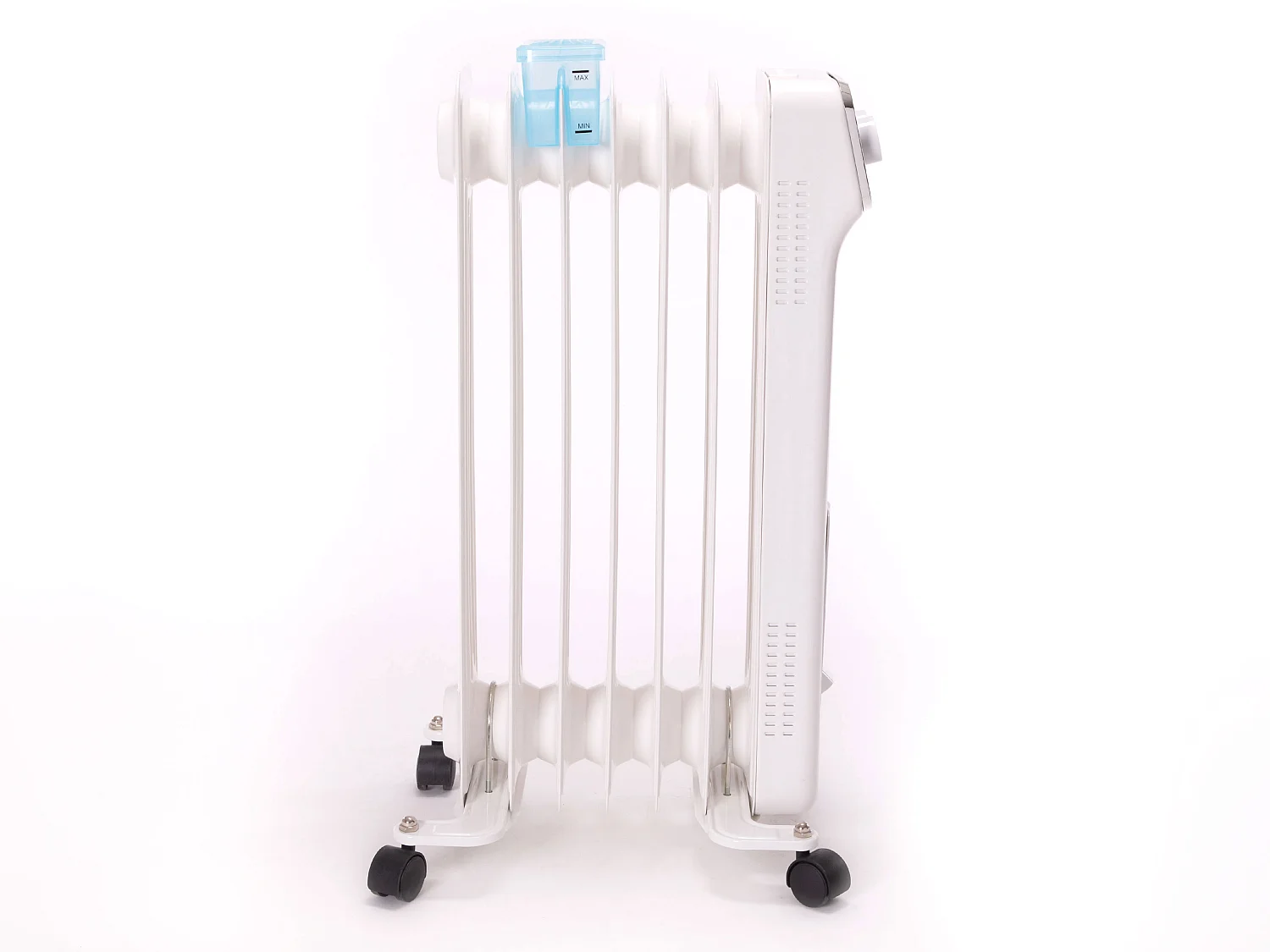 Radiateur d'huile blanc avec réservoir d'humidification
