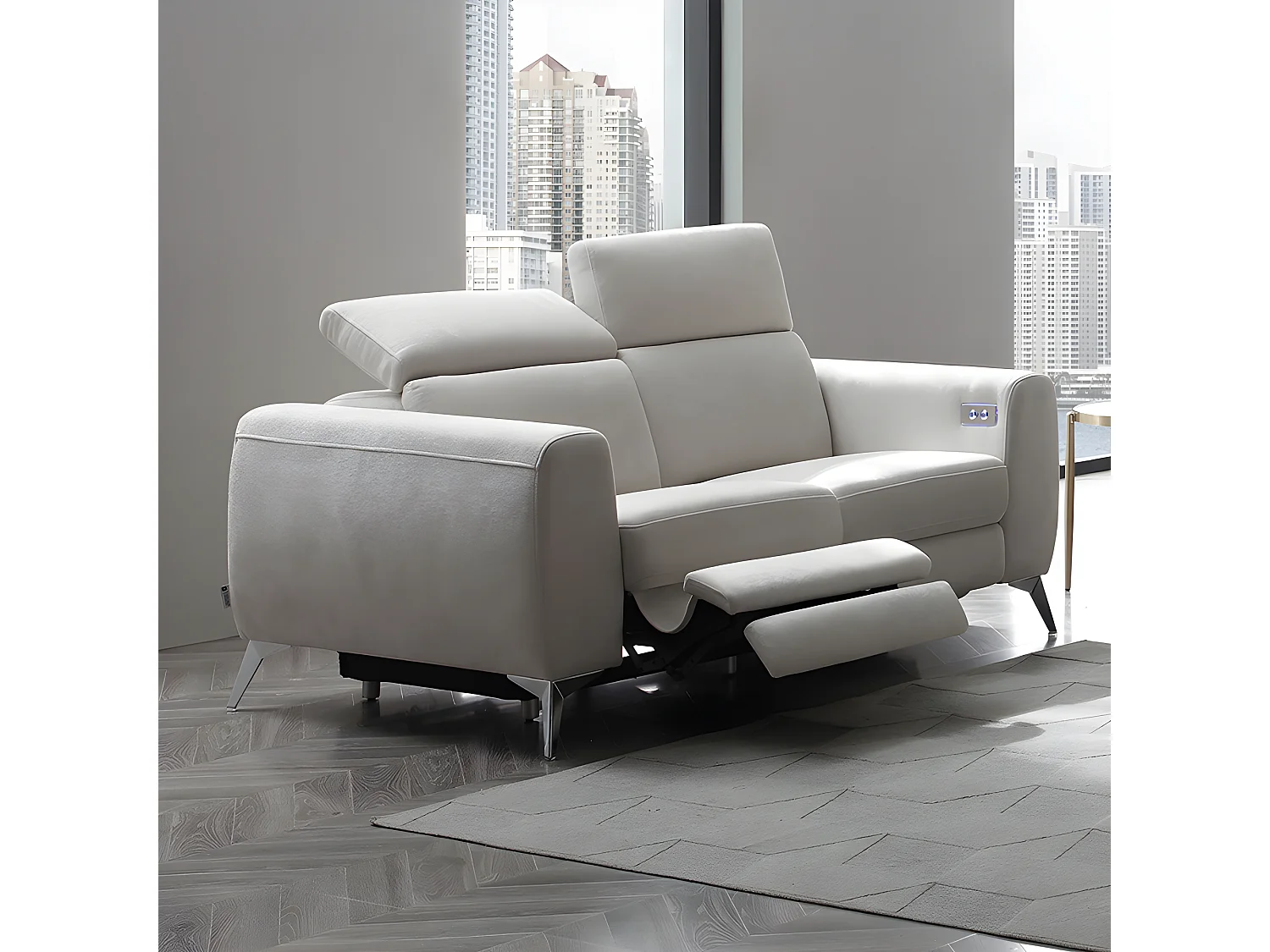 Canapé 2 places relax électrique D3003